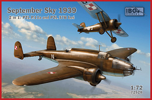 Model kit 1/72 PZL 37B Los & PZL P.11a 'September Sky 1939' (IBG Models)