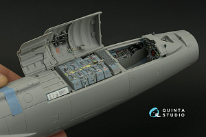 F-104G 3D-Printed & coloured Interior on decal paper (Italeri)