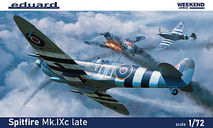 Model kit 1/72 Supermarine Spitfire Mk.IXc late Weekend edition (Eduard kits) (damaged package)