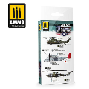 US Marine Helicopters (Ammo Mig) (6x17ml) 