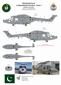 Decal 1/72 Westland Lynx in Worldwide Service Part 1 (AGM)