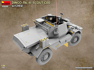 Model kit 1/35 DINGO Mk.III SCOUT CAR with CREW figures (MiniArt)