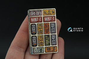 Midwestern U.S. License Plates 1940-1950 (All kits) (with metal base)