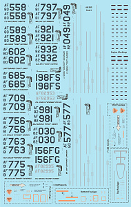 Decal 1/48 General-Dynamics F-16A/F-16B Vipers of the Caribbean (Two Bobs)