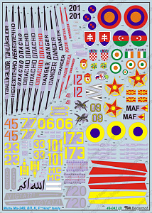 Decal 1/48 Mil Mi-24 Hind family (Begemot)