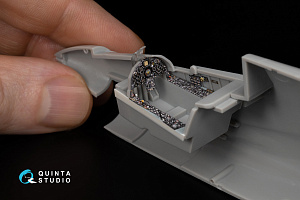 F-8E Crusader 3D-Printed & coloured Interior on decal paper (Hasegawa/Hobby 2000)