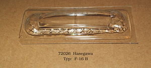 Vacu Canopy 1/72 F-16 B (HAS) (Rob Taurus)