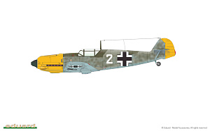 Model kit 1/48 ADLERANGRIFF (DOUBLE kit) Messerschmitt Bf-109E (Eduard kits)