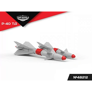 Additions (3D resin printing) 1/48 HIGHLY DETAILED MISSILE R-40 TD (Temp Models)