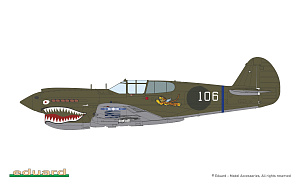 Model kit 1/48 Curtiss P-40E Warhawk (Weekend Edition) (Eduard kits)