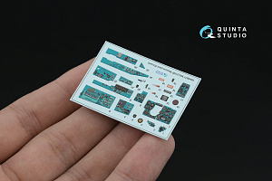 MiG-21MF Fishbed-J (Moscow plant) 3D-Printed & coloured Interior on decal paper (Eduard) (with 3D-printed resin parts)