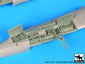 Additions (3D resin printing) 1/72 Grumman F-14A Tomcat electronics (designed to be used with Academy kits)