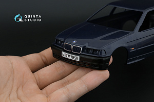 BMW 318i/320i E36 Sedan 3D-Printed & coloured Interior on decal paper (Hasegawa) (with metal sticker parts)