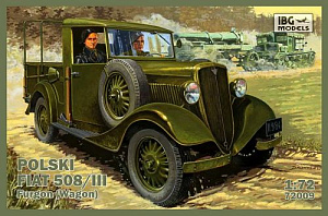 Model kit 1/72 Polski Fiat 508/III Wagon (IBG Models)