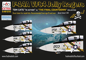 Decal 1/48 F-14A VF-84 'The final countdown' (HAD)