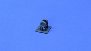 Additions (3D resin printing) 1/72 Bf-109 K type 1 wheels under load (KepModels) 