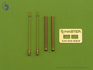 Aircraft detailing sets (brass) 1/32 Japanese Ho-103 12,7mm machine gun barrels (2pcs) 