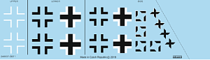 Decal 1/48 FW 190A-8 national insignia (EDU)
