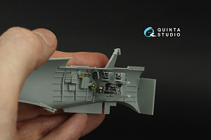 SBD Dauntless Family Rear cockpit 3D-Printed & coloured Interior on decal paper (Accurate Miniatures/Academy/etc)