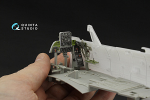 SBD-2 Dauntless Pilot's Cockpit  3D-Printed & coloured Interior on decal paper (Trumpeter)