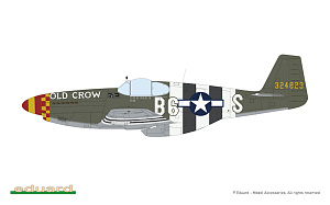 Model kit 1/48 North-American P-51B MALCOLM HOOD Weekend edition (Eduard kits)