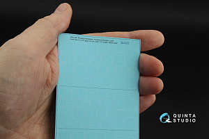 Triple riveting rows (rivet size 0.25 mm, gap 1.0 mm, suits 1/24 scale), Black color, total length 3.2 m/10.5 ft