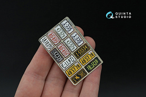 Western U.S. License Plates 1940-1950 (All kits) (with metal base)