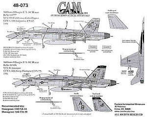 Decal 1/48 McDonnell-Douglas F/A-18C (2) (CAM)