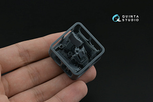 MiG-21R (grey cockpit panels) 3D-Printed & coloured Interior on decal paper (Eduard) (with 3D-printed resin parts)