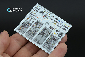 Tornado Gr.4 3D-Printed & coloured Interior on decal paper (Italeri) (Small version) (with 3D-printed resin parts)