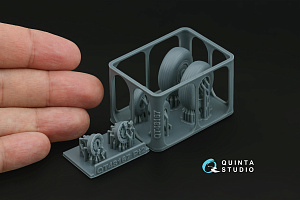 Su-30SM Wheels set with weighted tires (Zvezda)