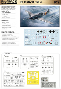 Model kit 1/72 Messerschmitt Bf-109G-10 ERLA The ProfiPACK edition  (Eduard kits)