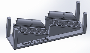 Additions (3D resin printing) 1/72 Messerschmitt Me-410A-1/U-2 & U4 - 3D print of engine exhausts, (designed to be used with Airfix kits)