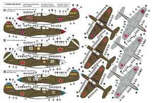 Model kit 1/48 Bell P-39Q/N Airacobra Eastern Front (Hobby 2000)