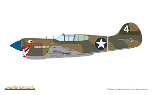 Model kit 1/48 Curtiss P-40K short tail The ProfiPACK edition kit (Eduard kits)