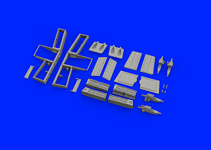 Additions (3D resin printing) 1/48      Hawker Tempest Mk.V gun bays (designed to be used with Eduard kits) 