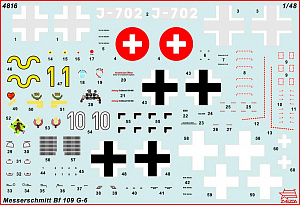 Model kit 1/48 Messerschmitt Bf-109G-6  (Zvezda)