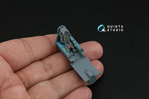 MiG-21bis early 3D-Printed & coloured Interior on decal paper (Eduard) (with 3D-printed resin parts)