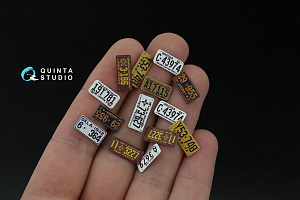 Southwestern U.S. License Plates 1940-1950 (All kits) (with metal base)