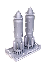 Additions (3D resin printing) 1/48 FAB-1500-2600-TS bombs (2pcs) (Mazhor Models)