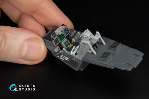 F-22 Raptor 3D-Printed & coloured Interior on decal paper (Hasegawa)