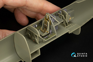 Vultee Mk.II Vengeance 3D-Printed & coloured Interior on decal paper (Dora Wings) (with 3D-printed resin parts)