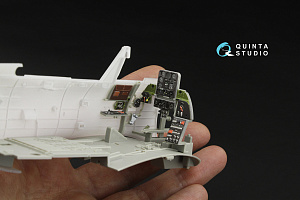 SBD-5 Dauntless/A-24B Banshee. Pilot's Cockpit 3D-Printed & coloured Interior on decal paper (Trumpeter)