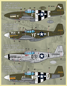 Decal 1/48 Colors & Marking of North-American P-51s Part 2 (Furball Aero-Design)