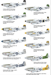 Model kit 1/72 Tales of Iwo Jima P-51D Mustangs Dual Combo HELL IN THE PACIFIC (Eduard kits)