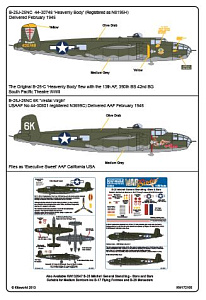 Decal 1/72 Catch 22 Mitchells North-American B-25J-25NC (Kits-World)