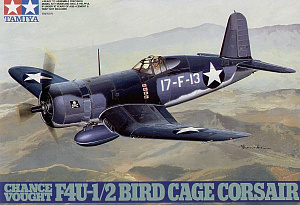 Model kit 1/48 Vought F4U-1/2 Corsair 'Birdcage' with extended or folded wings (Tamiya) (damage box)