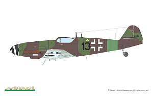 Model kit 1/72 Messerschmitt Bf-109G-10 ERLA The ProfiPACK edition  (Eduard kits)