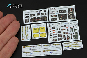 Boeing B-17G 3D-Printed & coloured Interior on decal paper (HK models)