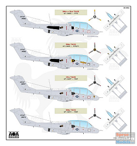 Decal 1/32 North-American/Rockwell OV-10A Broncos (USAF Vietnam War) (AOA Decals)